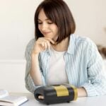 hand massager with heat and compression black gold cincom