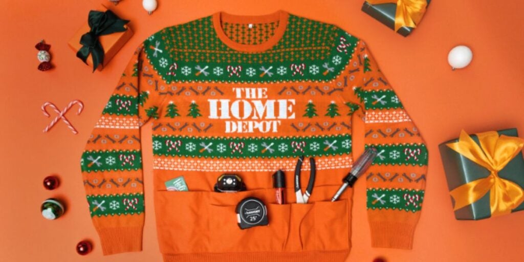home depot sweater 