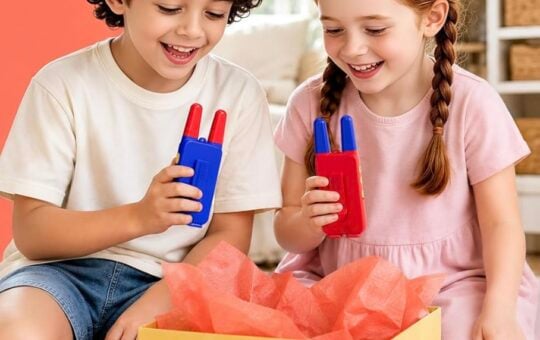 kids video walkie talkie set glitsh brand