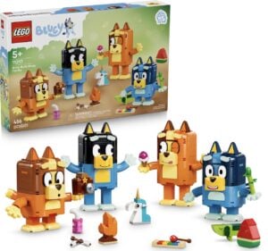 lego bluey brick family