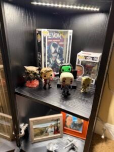 lighted cabinet
