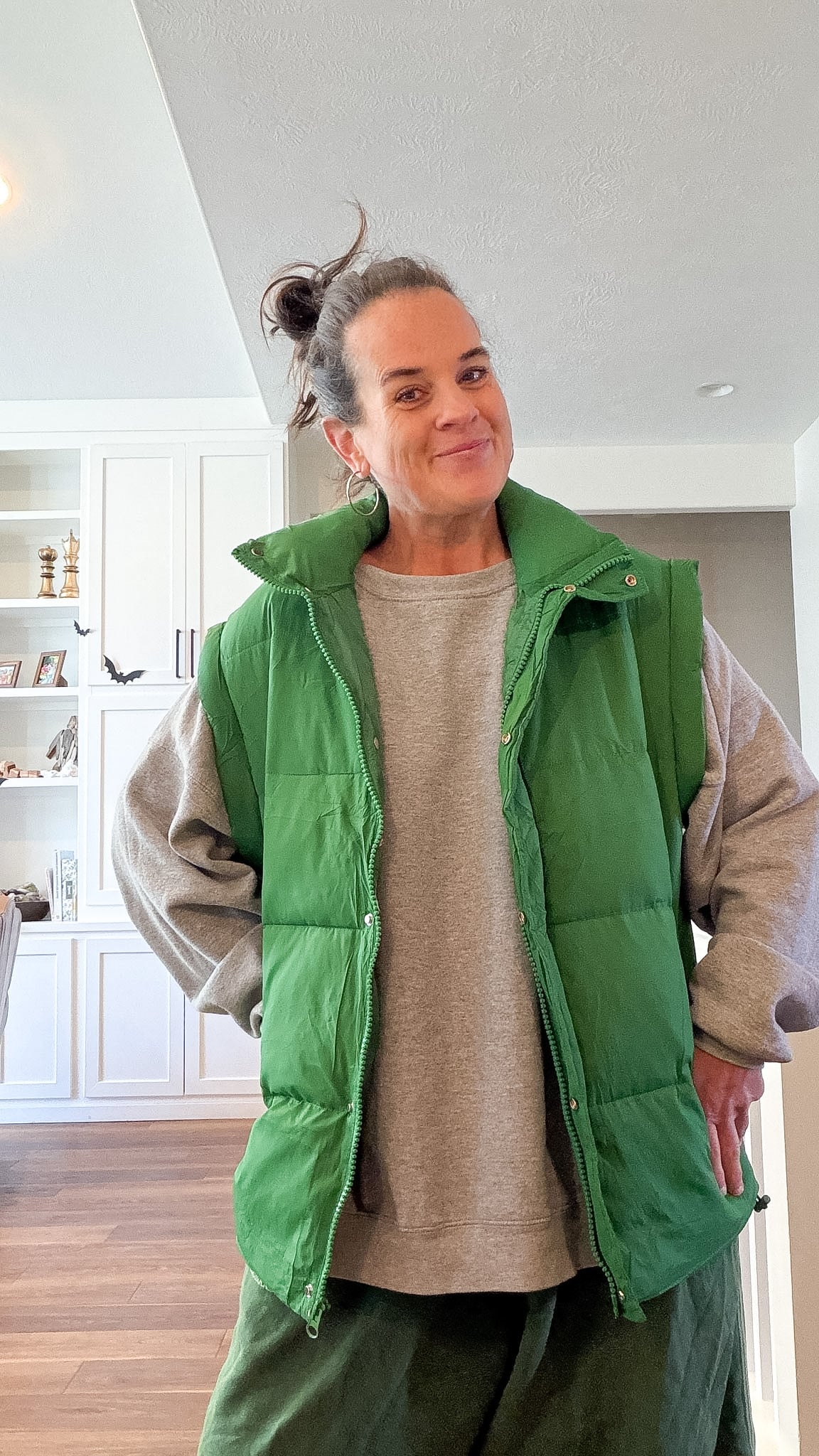 michelle puffer vest amazon free people dupe3