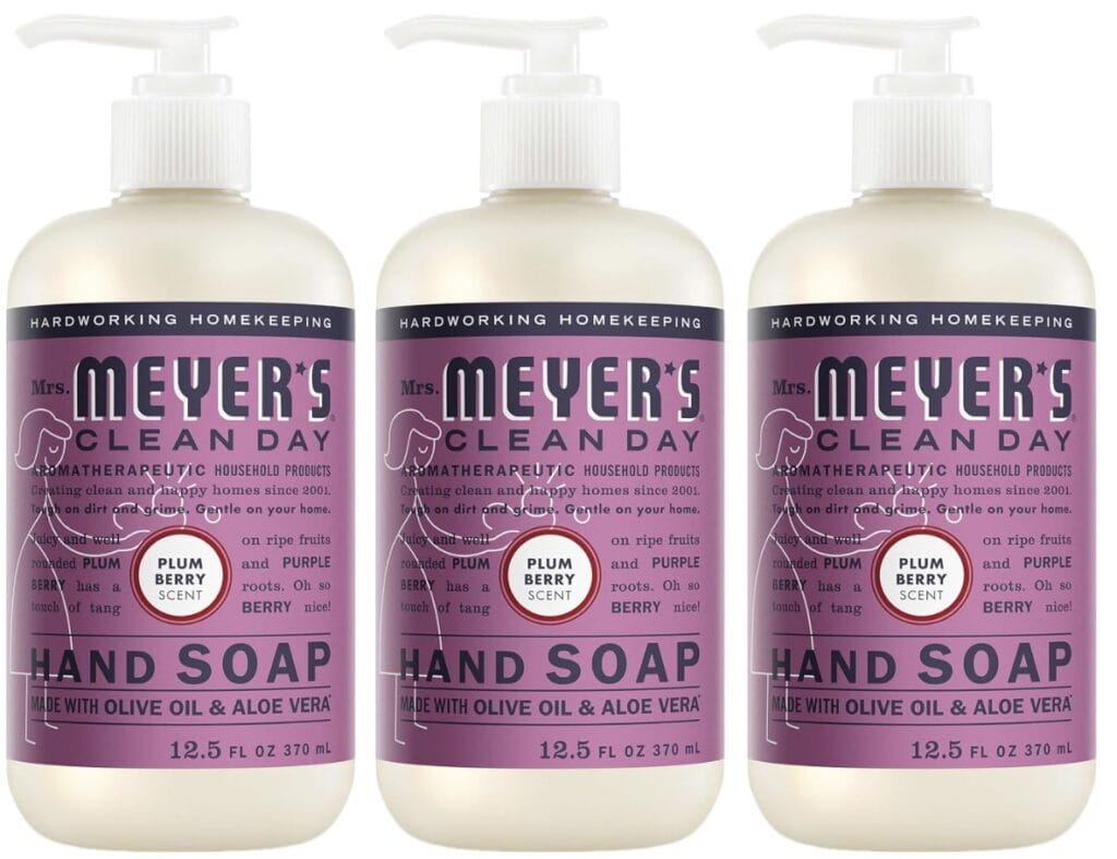 mrs. meyer's hand soap plum berry 3 pack mrs. meyer's hand soap plum berry 3 pack