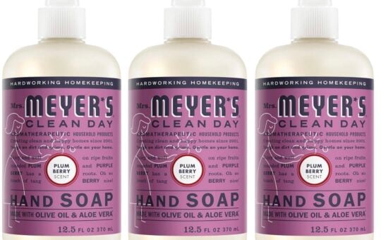 mrs. meyer's hand soap plum berry 3 pack