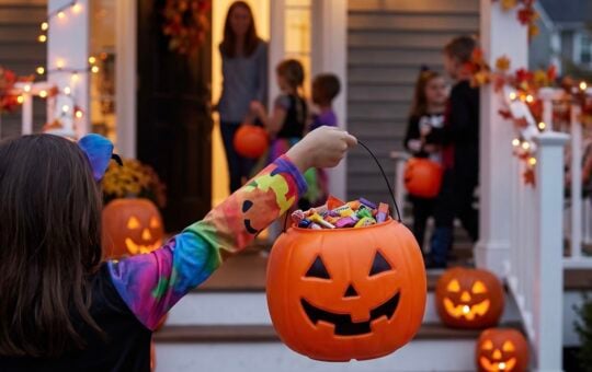 plastic pumpkins