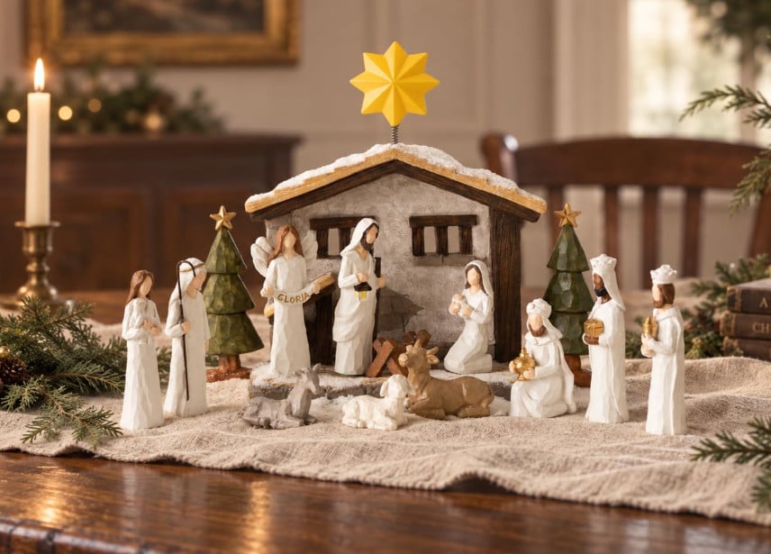 rustic carved nativity rustic carved nativity