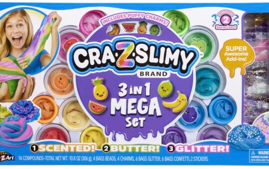 slime 3 in 1 mega set crazart