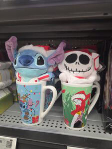 walmart Christmas plush mug sets