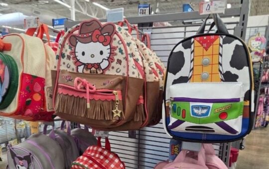 walmart character mini backpacks