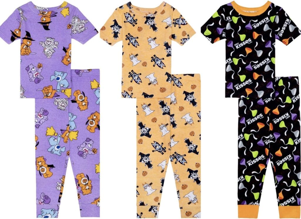 walmart kids character halloween pjs