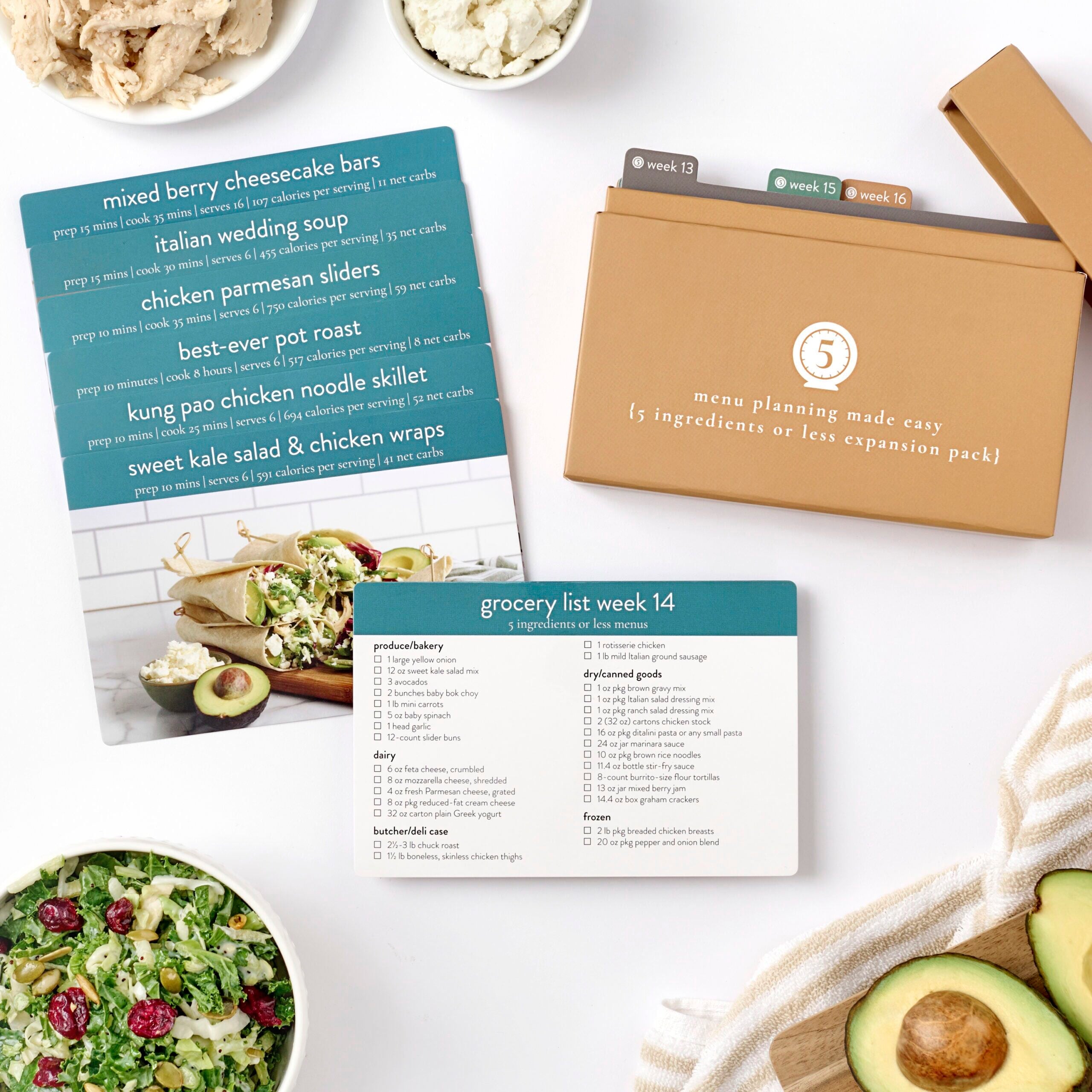 5 ingredient expansion box with cards