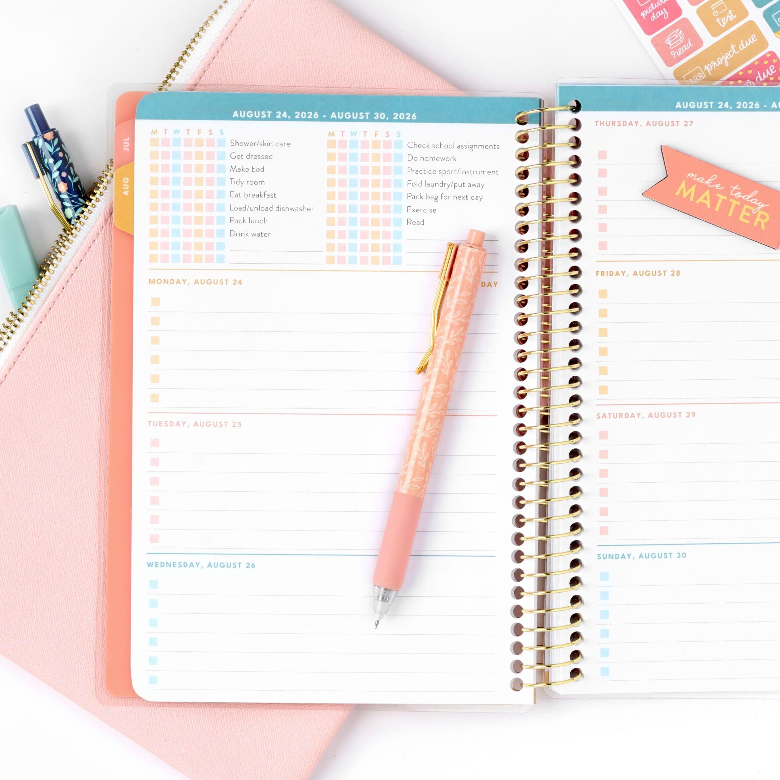 Student Planner 2627 PINK 003