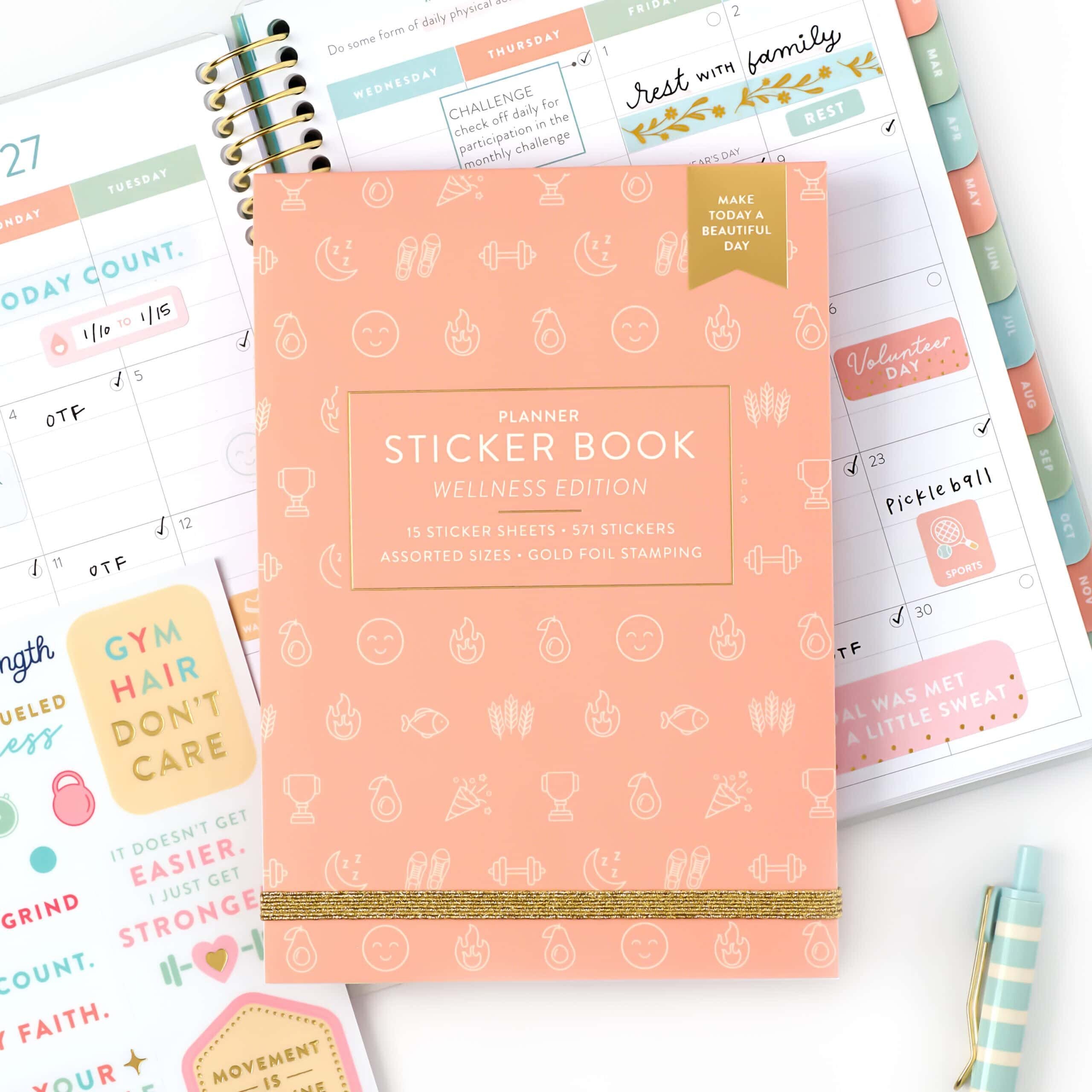 Wellness Sticker Book 2027 002