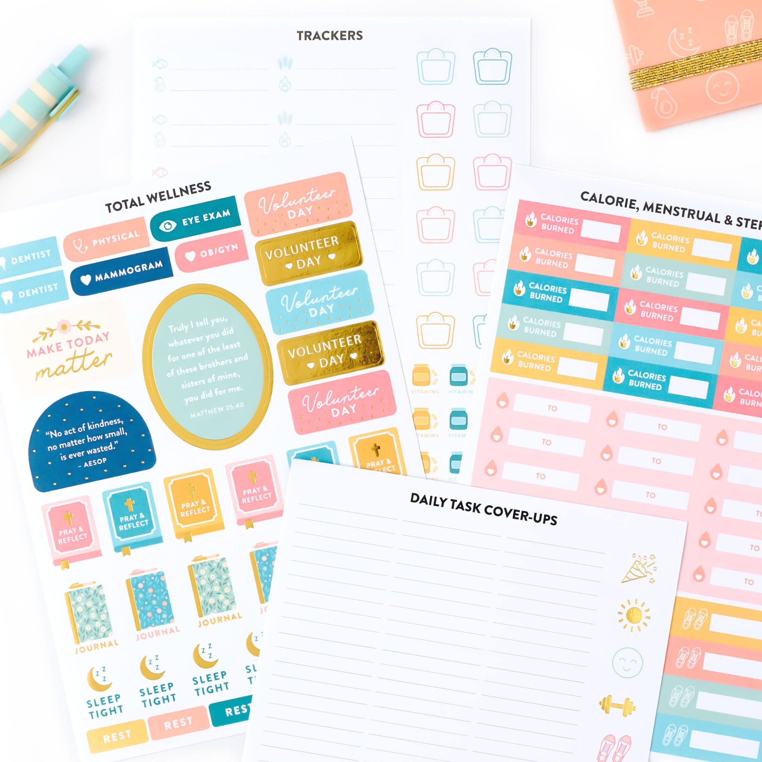 Wellness Sticker Book 2027 006