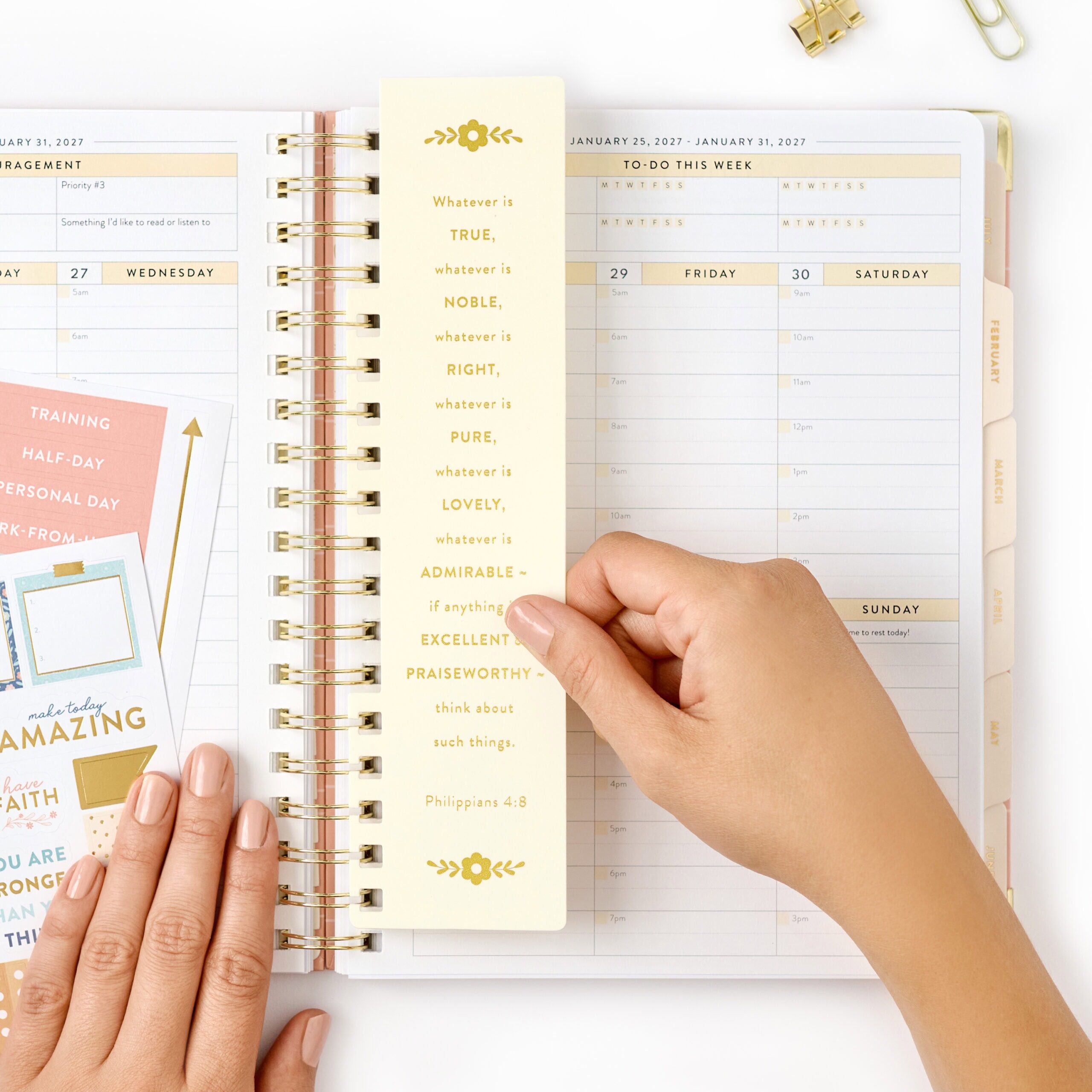 Work Planner 2027 Pink 012